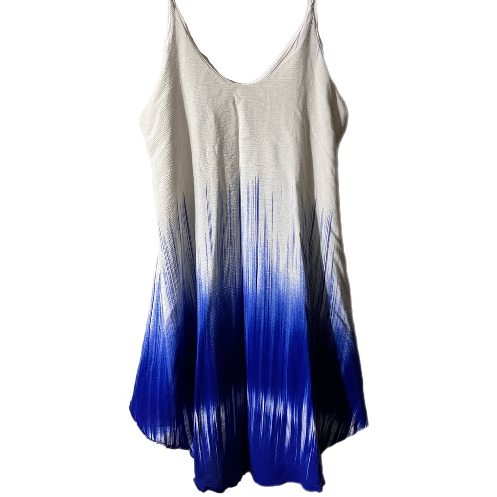 Million Bullpup spaghetti strap two-tone dress